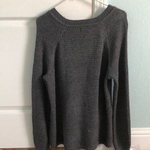 grey woven sweater, old navy size XL